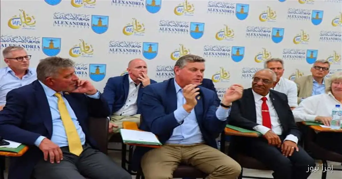 جامعة الإسكندرية تبحث سبل التعاون الأكاديمي والبحثي مع سفير الدنمارك وأعضاء البرلمان