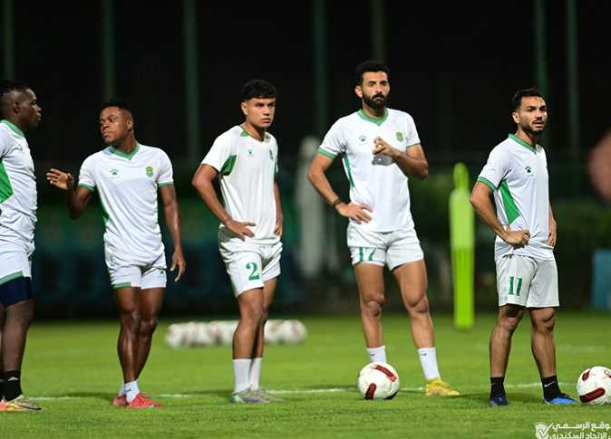 جانب من مران الاتحاد السكندري