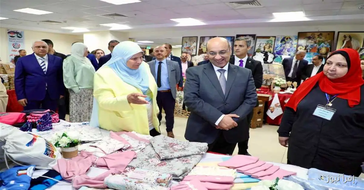 «بهاء الدين» يطلق معرض منتجات التعليم الفني في العاصمة الإدارية