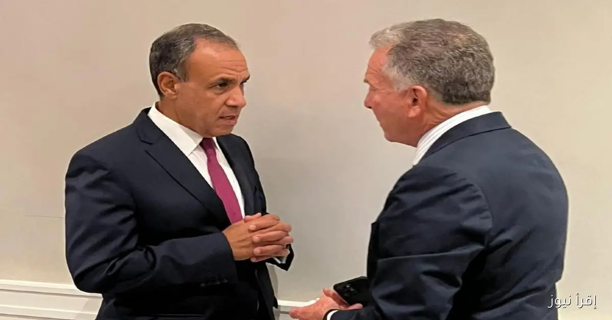 وزير الخارجية يجتمع مع المبعوث الأمريكي الخاص للشرق الأوسط