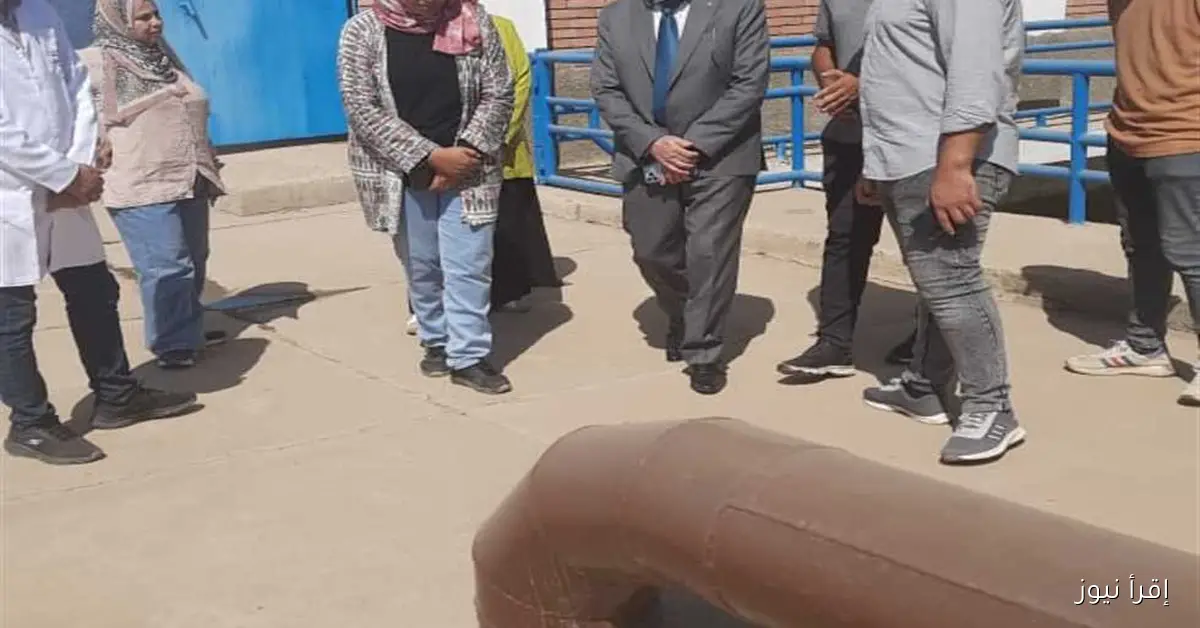 مياه القليوبية تتابع جهود صيانة محطة مياه العبادلة في طوخ