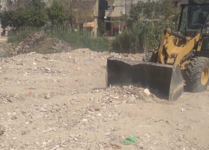 إزالة التعديات على الأراضي الزراعية في ريف المنتزه بالإسكندرية
