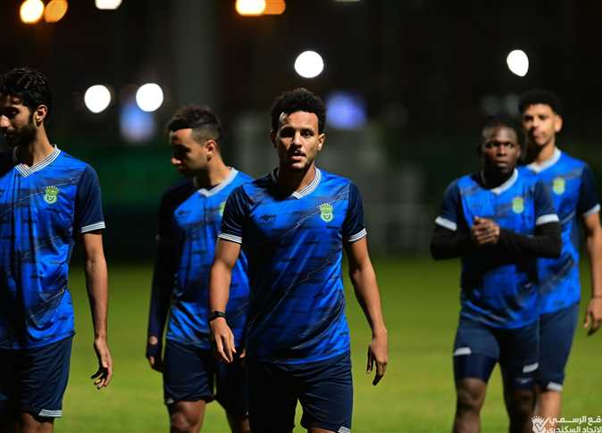 جانب من مران الاتحاد السكندري