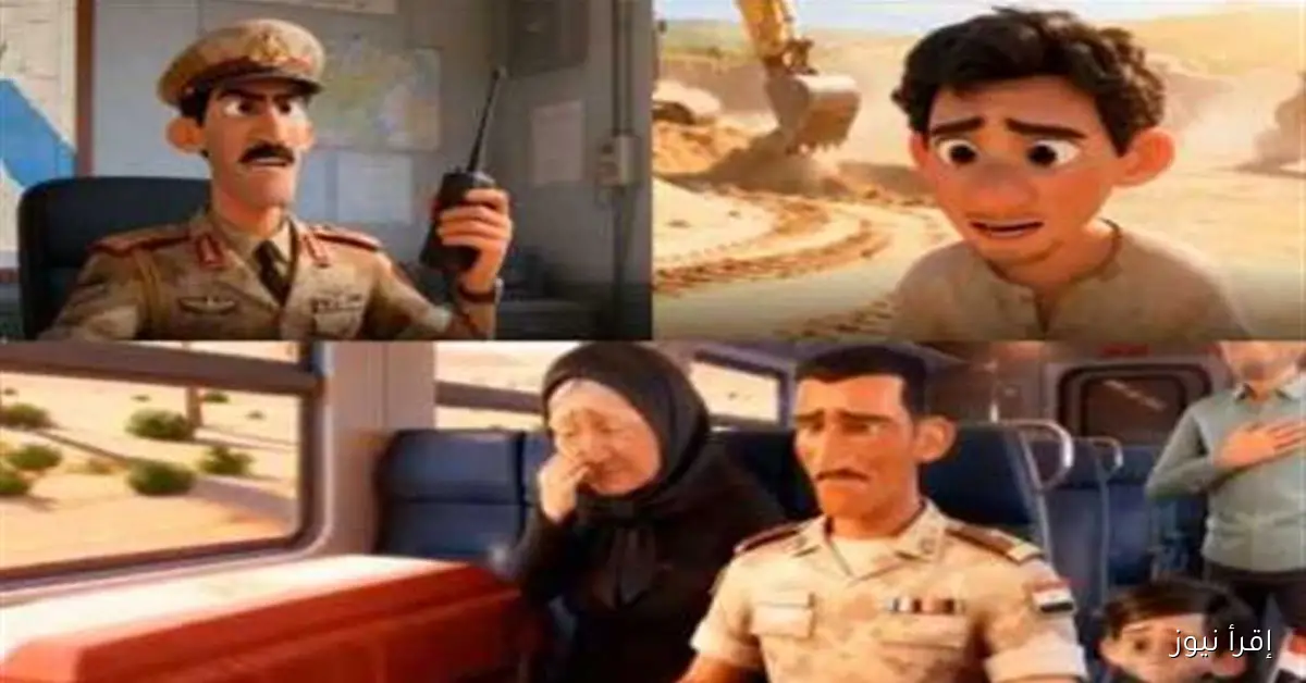 فيلم كرتوني جديد للأطفال يحتفل بذكرى نصر أكتوبر مع صور مميزة