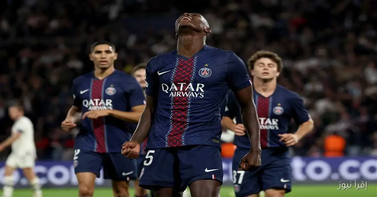 باركولا يقود تشكيلة باريس سان جيرمان في مواجهة برشلونة بدوري أبطال أوروبا