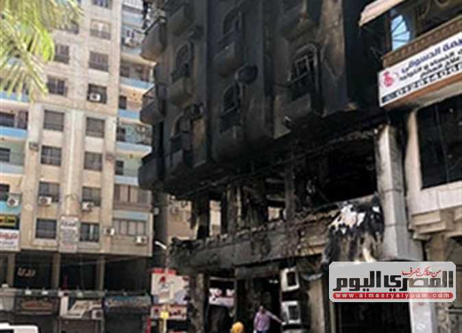 حريق عقار الهرم