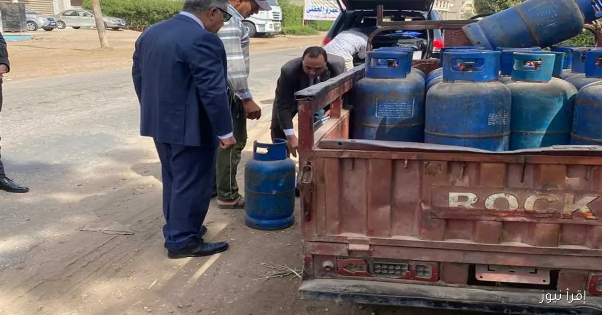 محافظ الدقهلية يتفقد بائع أنابيب ويقوم بوزن الأسطوانات لضمان مطابقتها للمواصفات