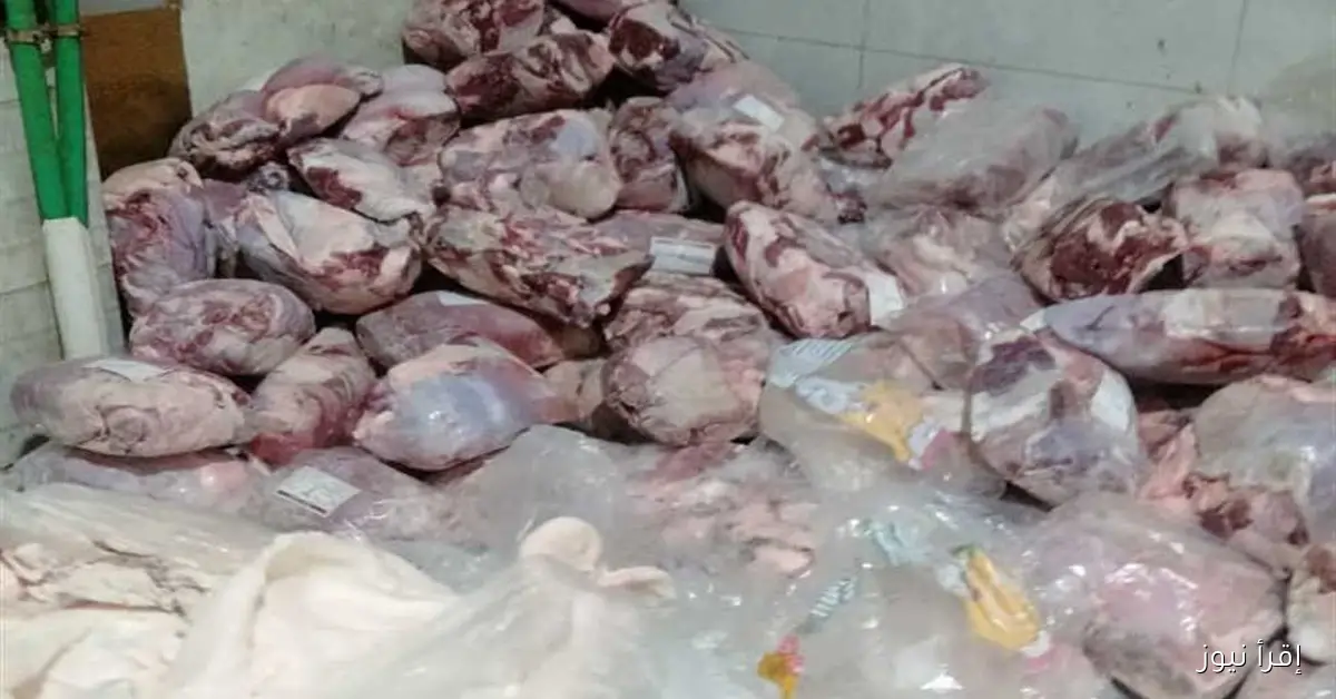 مصادرة طن من اللحوم المنتهية الصلاحية في الإسكندرية مع تفاصيل بالصور
