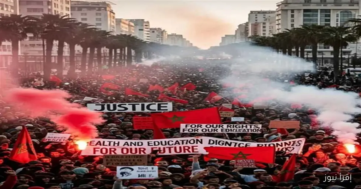 مظاهرات المغرب: تصاعد الأوضاع واشتباكات مع الأمن تثير القلق (فيديو)
